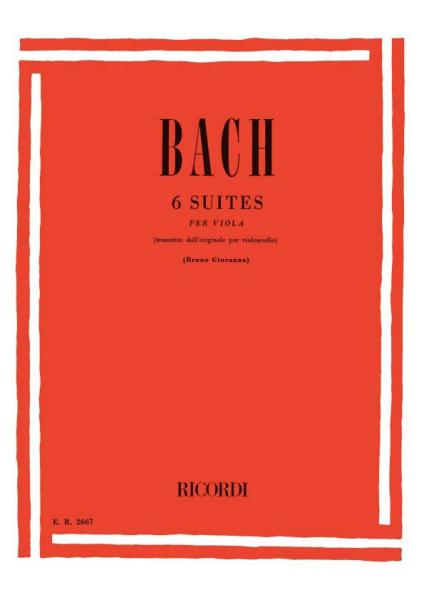BACH J.S. - 6 SUITES BWV 1007-1012 - ALTO