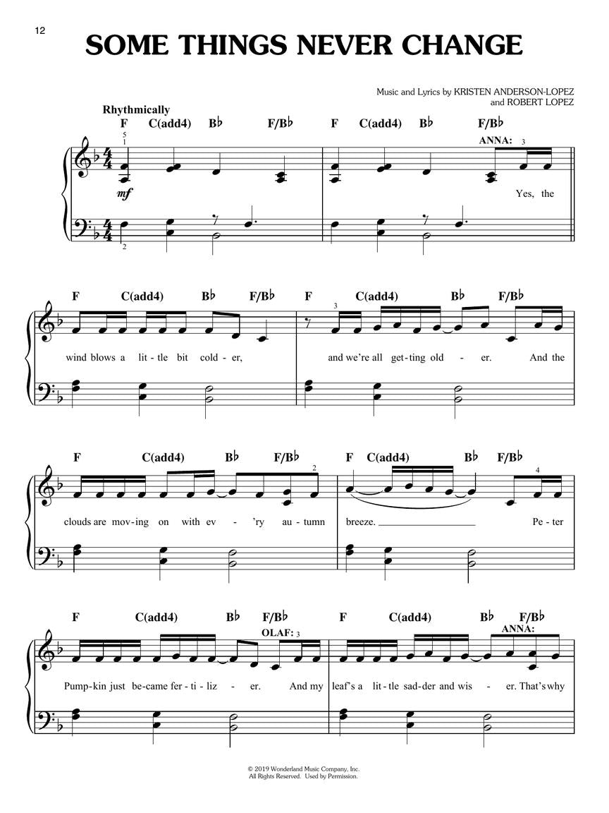 Lopez - La Reine Des Neiges II - Piano Facile