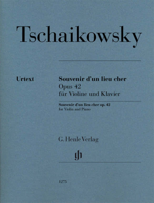 Tschaikovsky P. - Souvenir D'un Lieu Cher Op.42 - Violon & Piano