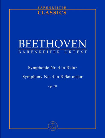 Beethoven L.von - Symphonie N°4 En Mib Majeur Op.60 - Partitura de bolso