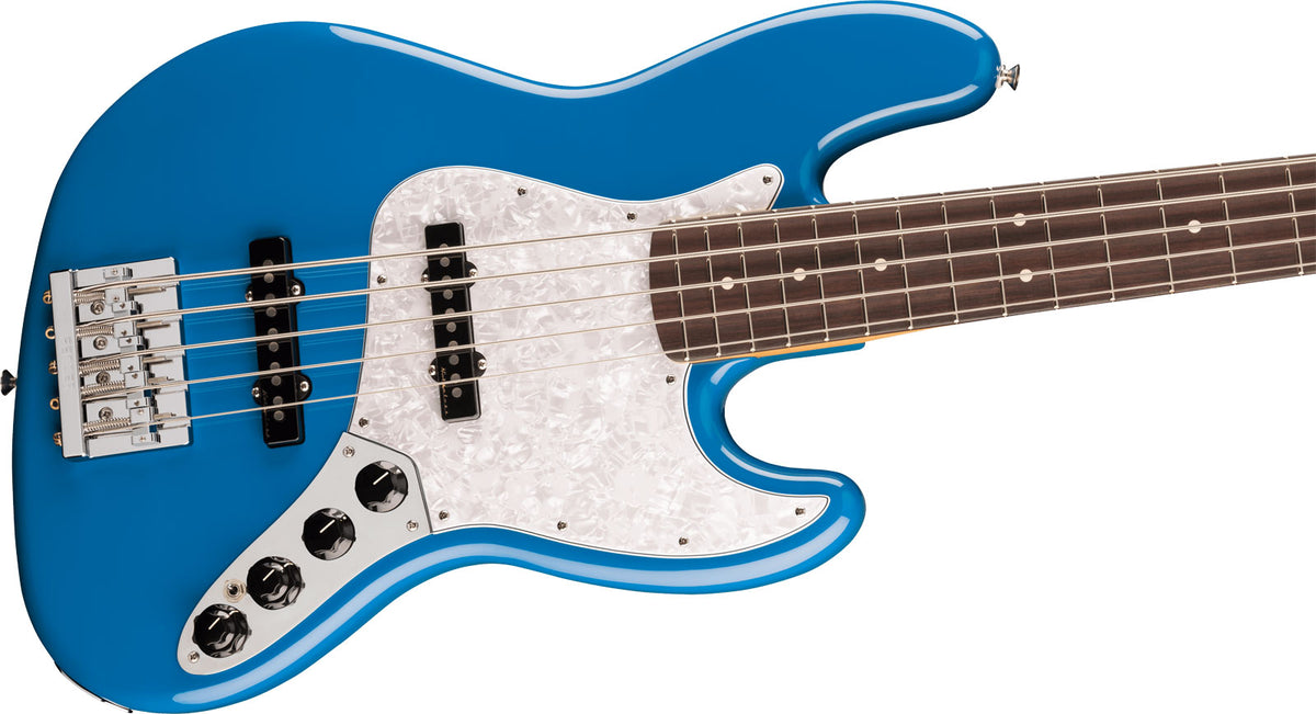 Jazz Bass V Active Player II Modified RW Azul Elétrico