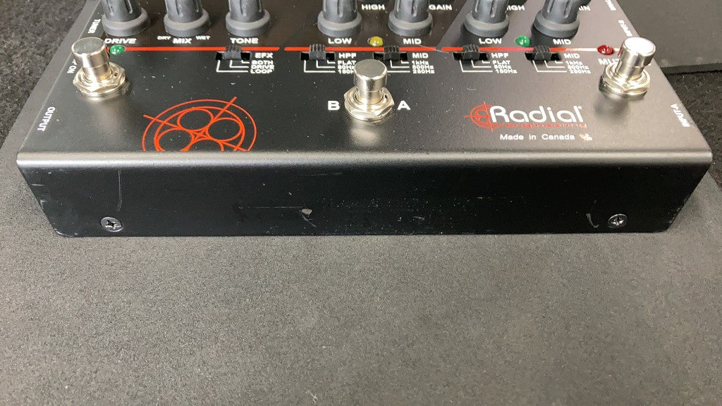 Pré-Amplificador Preamp 2 Baixos 2 Canais + OD - Stock B
