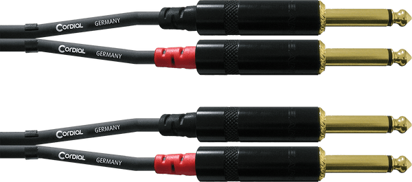 Cabo Audio Duplo Jack Mono 60 CM