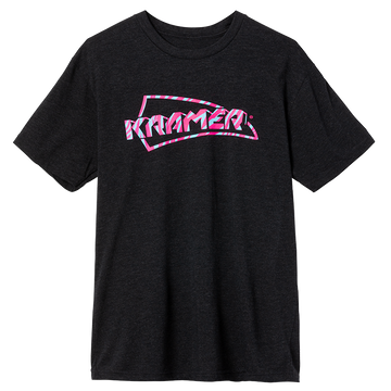 "L" T-shirt Kramer Tiger Stripe preto mesclado