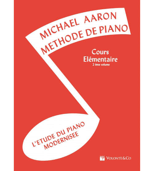 Méthode De Piano Élémentaire Vol.2 - Aaron