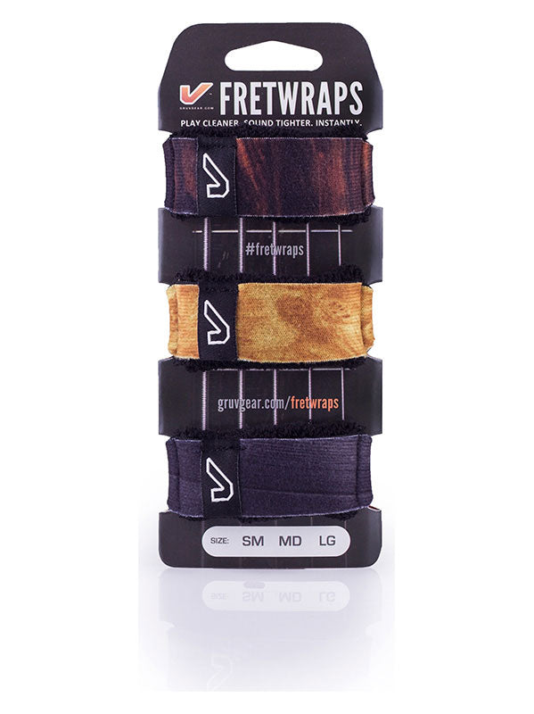 FretWraps pack de 3 Madeira - Médio