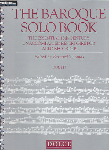O livro de solos barrocos - Flauta de bisel alto solo