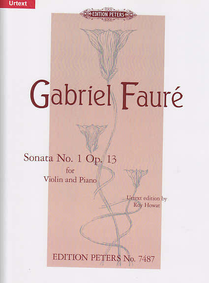 Faure G. - Sonate Fur Violine Und Klavier N° 1 A-dur Op. 13