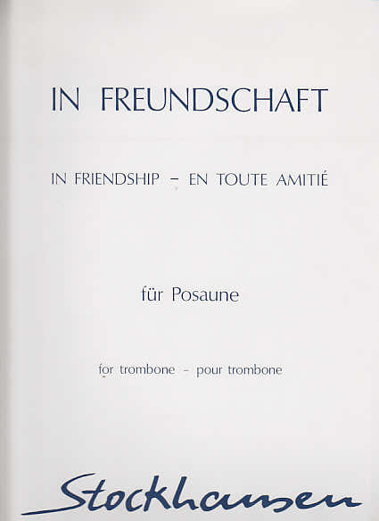 KARLHEINZ - IN FREUNDSCHAFT