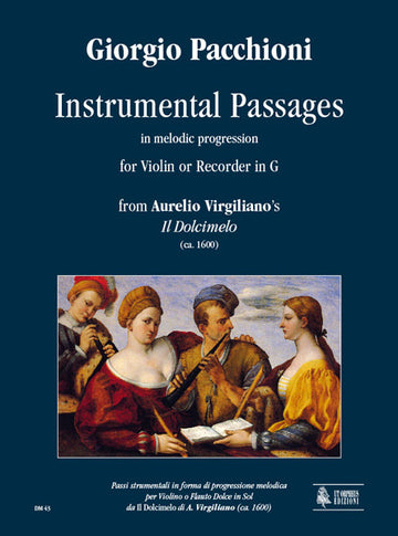 Pacchioni Giorgio - Instrumental Passages In Melodic Progression (virgiliano)