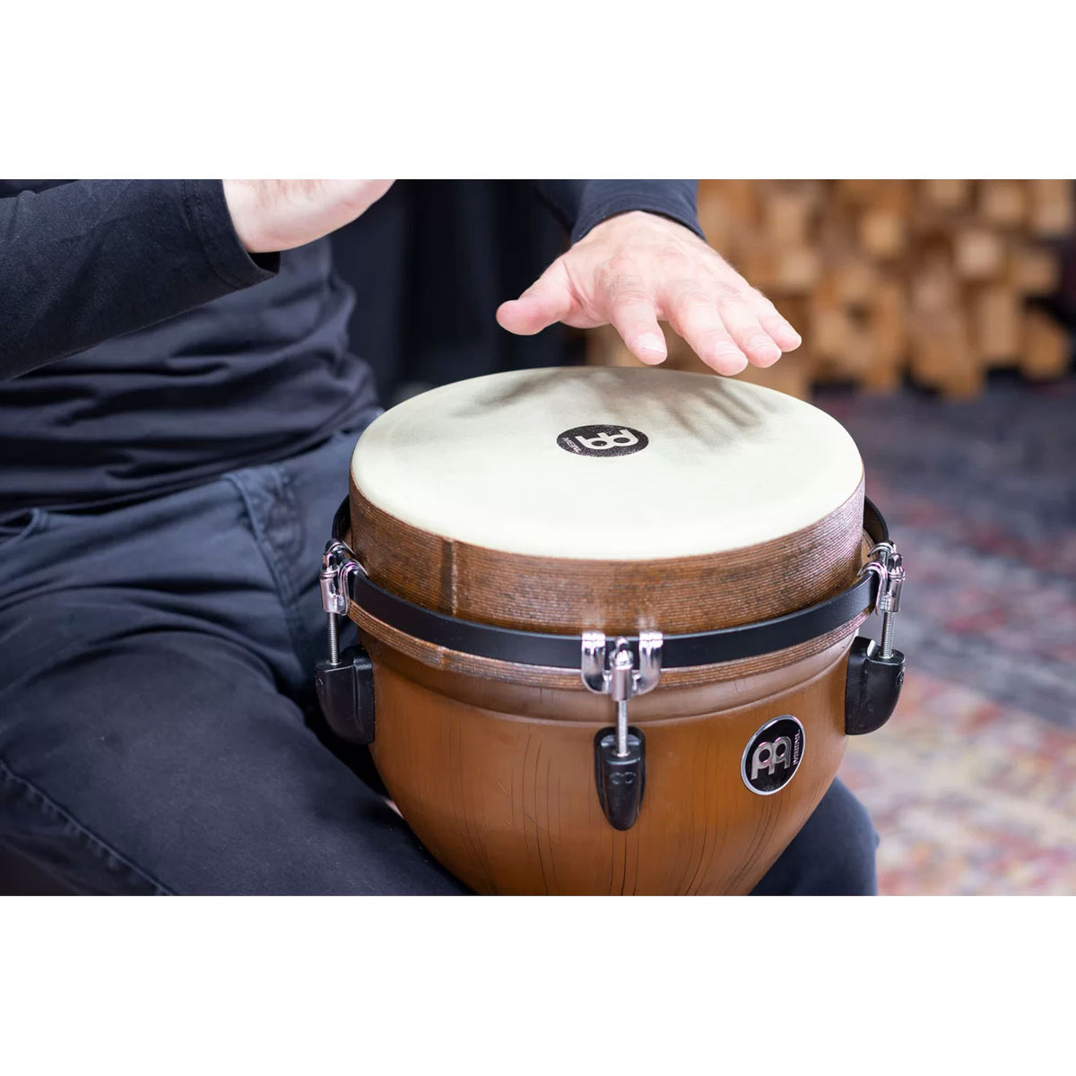 Jumbo Djembe sintético 10" Barnwood