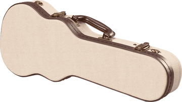 Estojo para Ukulele Soprano Bege de Madeira Deluxe - GW