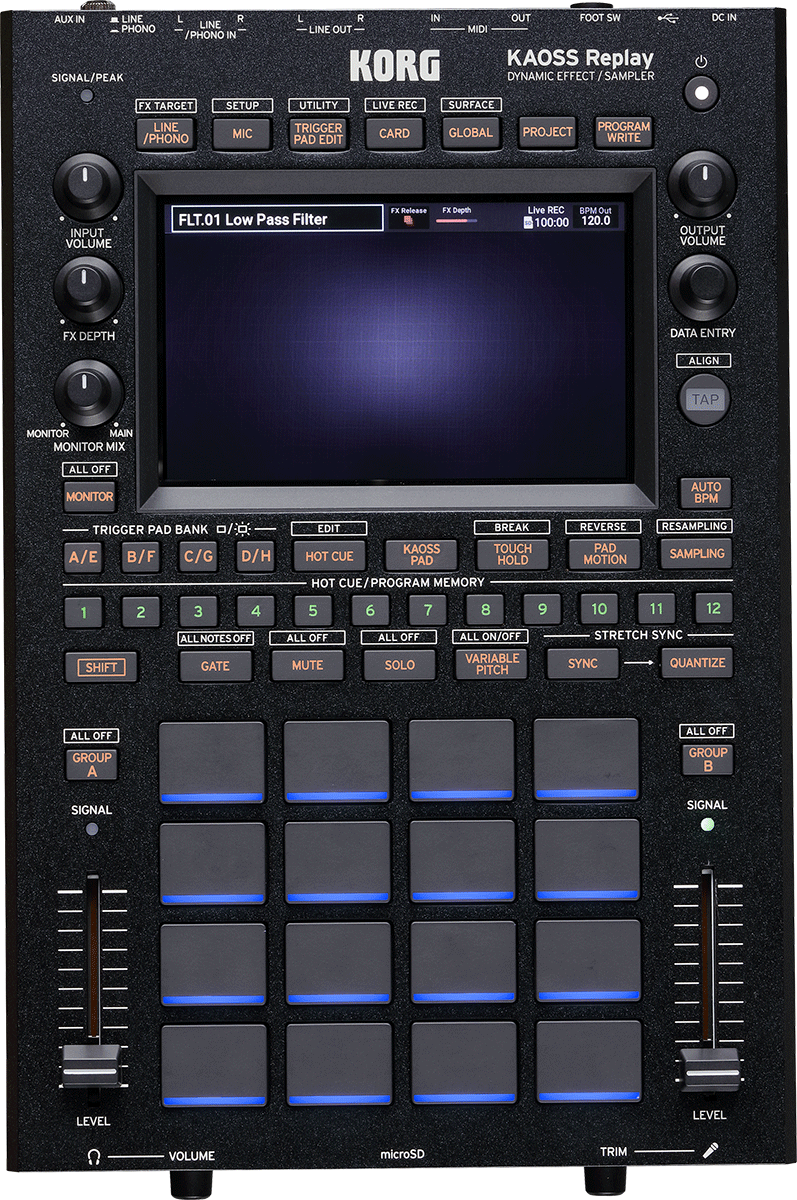 Samplers e loopers Korg