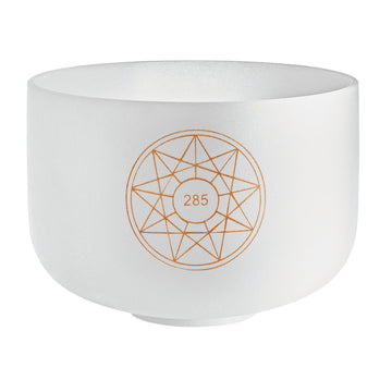 MEINL SONIC ENERGY SOLFEGGIO CRYSTAL SINGING BOWL 12" 285 HZ NOTE C#4