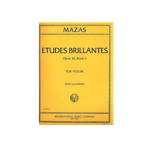 Mazas Jacques Fereol - Estudos brilhantes Op.36 Vol.2 (Galamian)