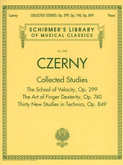 CZERNY C. - COLLECTED STUDIES - OP.299 OP.740 OP.849 - PIANO