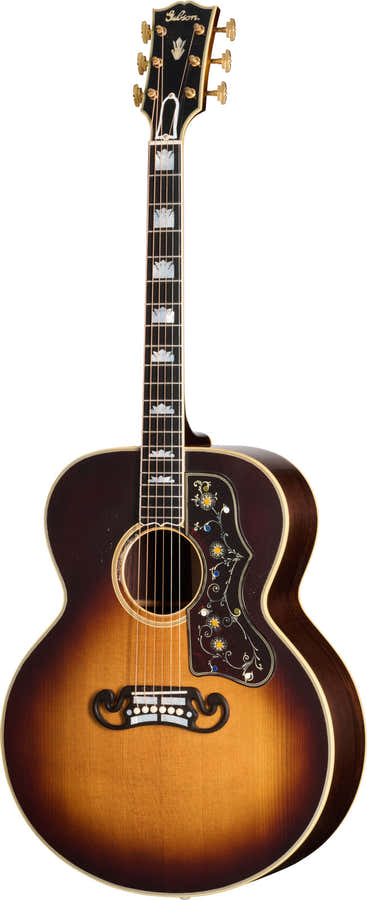 SJ-200 Pau-rosa pré-guerra Murphy Lab ligeiramente envelhecido Vintage Sunburst desbotado