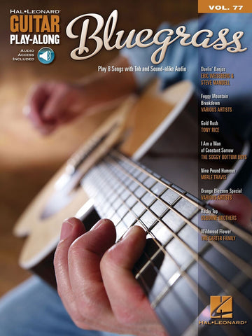 GUITAR PLAY ALONG VOLUME 77 - BLUEGRASS GUITAR + AUDIO TRACKS - GUITAR TAB