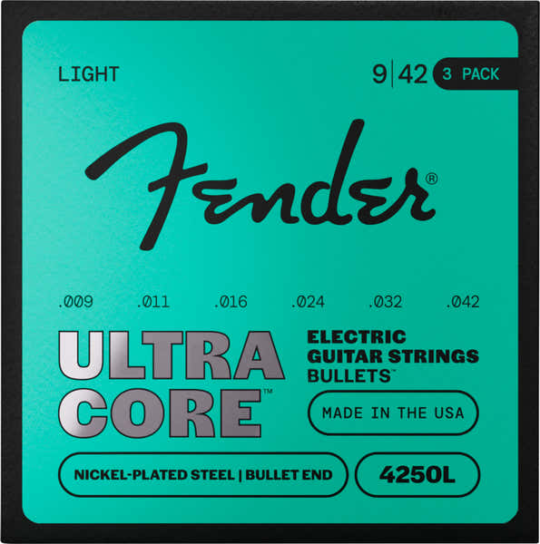 Ultracore aço niquelado, extremidade de bala, 4250L 09-42, (6) pacote de 3