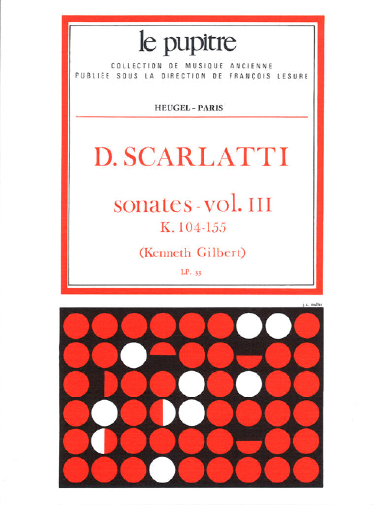 Heugel Scarlatti D. - Sonates Vol.iii (K.104 - K.155)