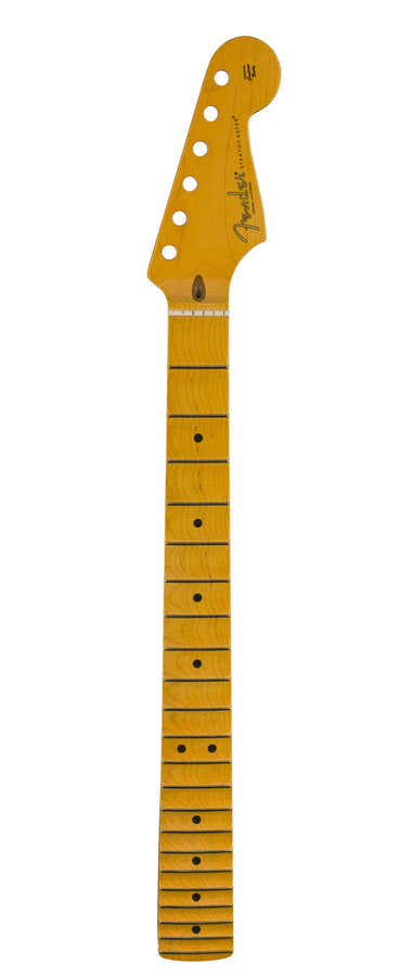 AMERICAN PROFESSIONAL II SCALLOPED STRATOCASTER NECK 22 NARROW TALL FRETS 9.5" RADIUS MAPLE