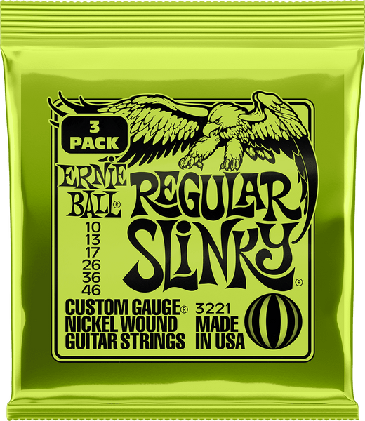 3221 Regular Slinky 10-46 Embalagem de 3
