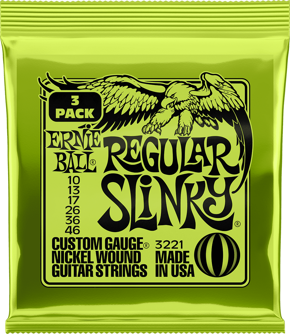 3221 Regular Slinky 10-46 Embalagem de 3