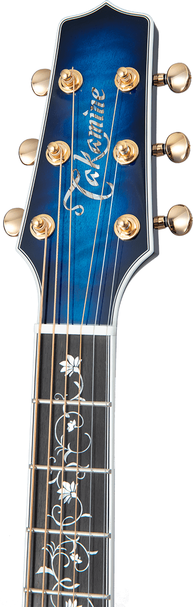 Japão Thin Line Series Tsp100 Fx Cutaway Quilt Azul-escuro Sunburst
