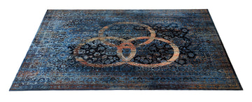 Tapete Vintage Persian 1.85 X 1.60M Antiderrapante - Bonzo