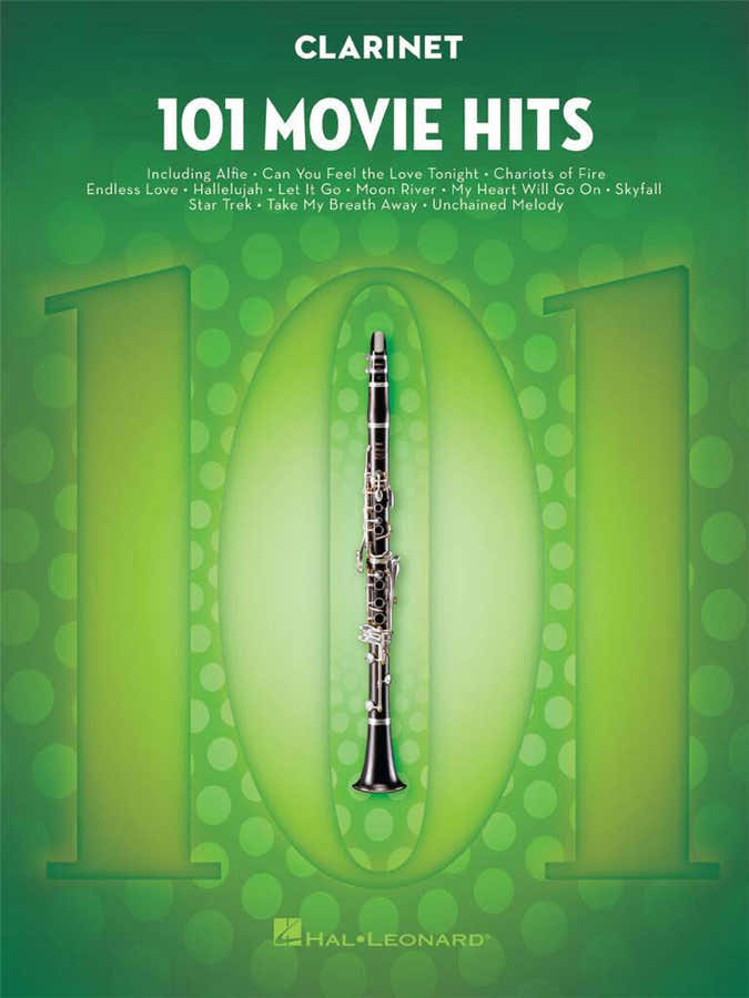 101 êxitos de filmes para clarinete