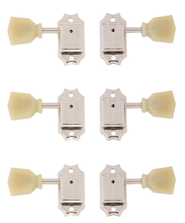 PARTS DELUXE REISSUE-STYLE TUNER SET NICKEL