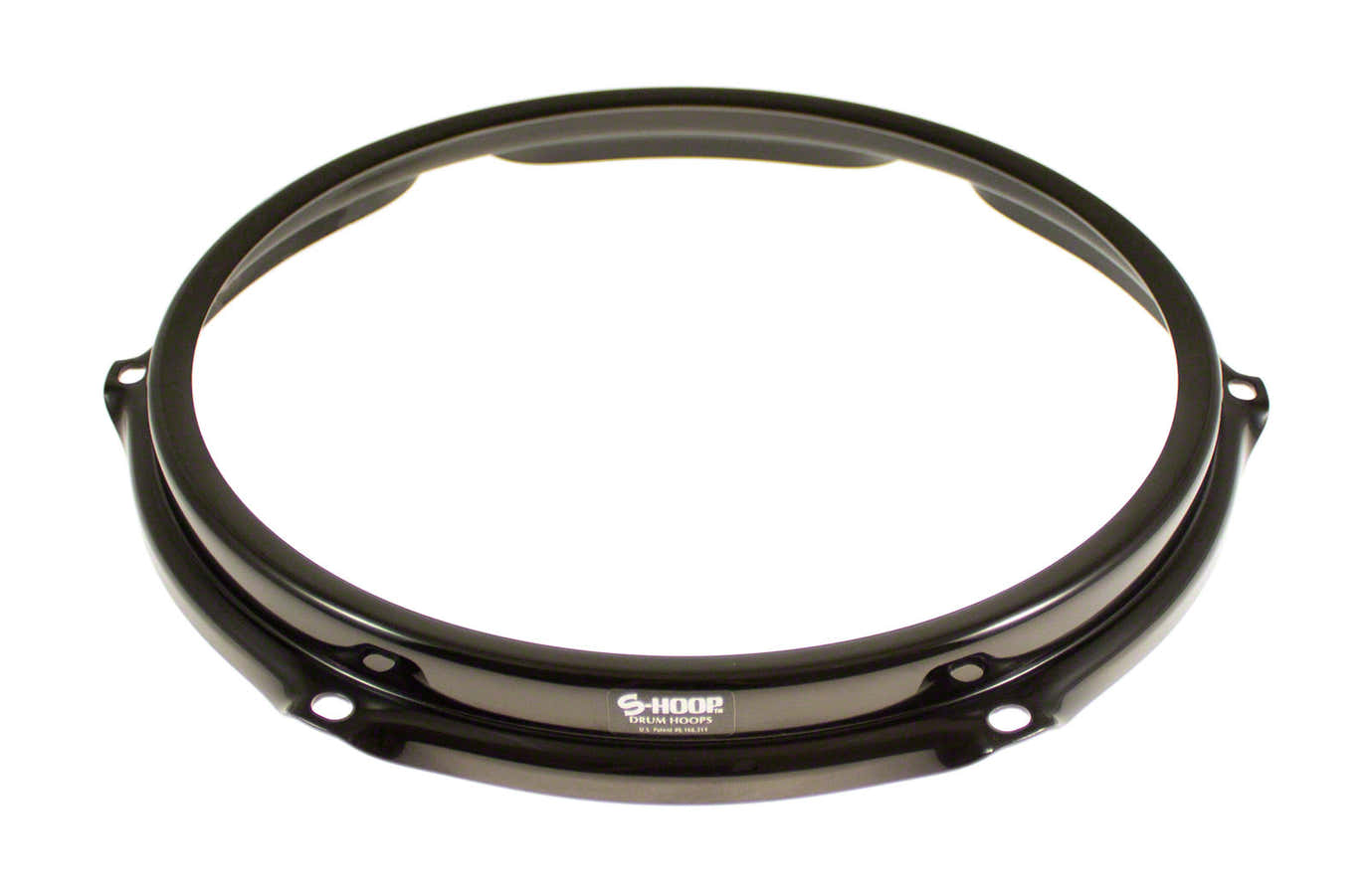 SH86-BLK HOOP 8" 6 HOLES - BLACK