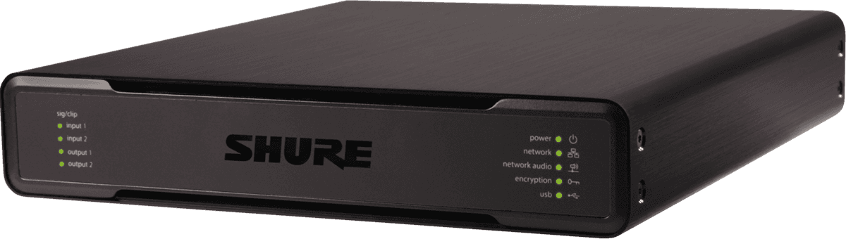 Shure PROCESSADOR DE AUDIOCONFERÊNCIA DANTE