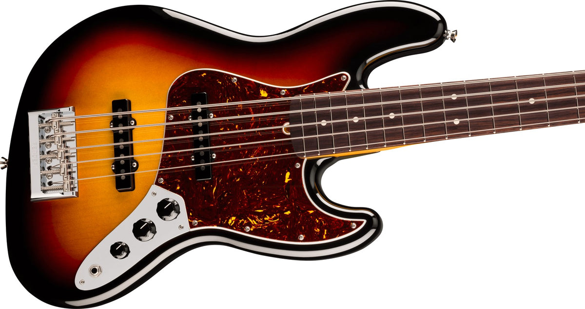 Jazz Bass V American Professional, RW Sunburst de 3 cores