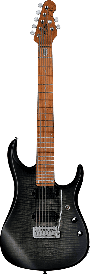 JP15 7 Tampo em ácer flamejado Trans Black Satin