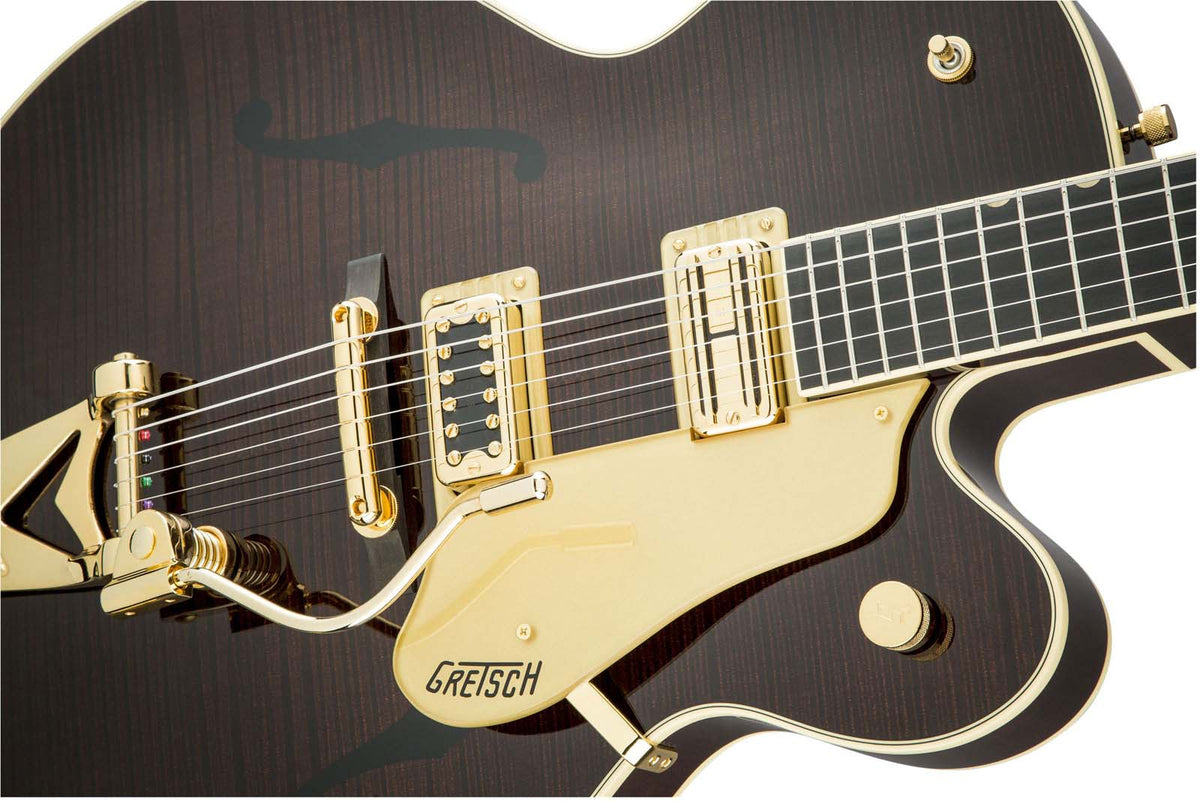 G6122T-59 Country Gentleman Vintage Select Signature Chet Atkins Laca com tingimento de nogueira