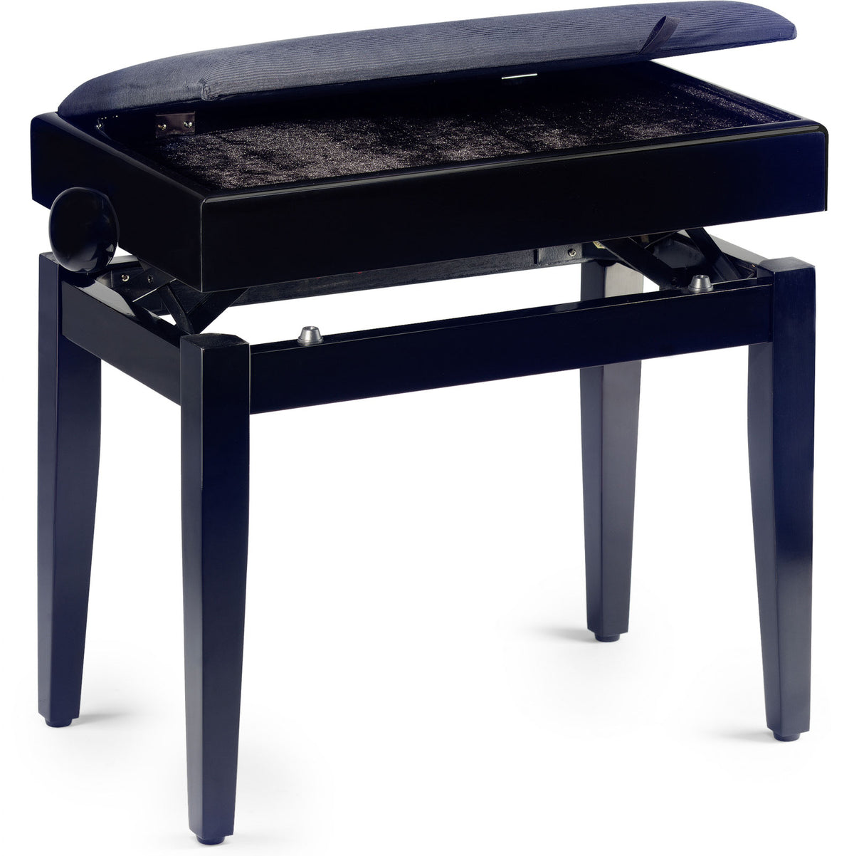 Stagg PB55 BKM VBK Banco para teclado, preto mate