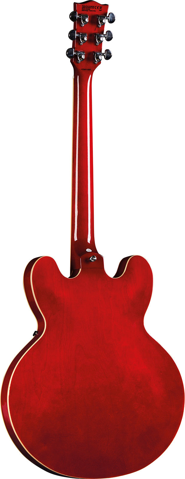 Type Hollowbody double cut Cherry Red