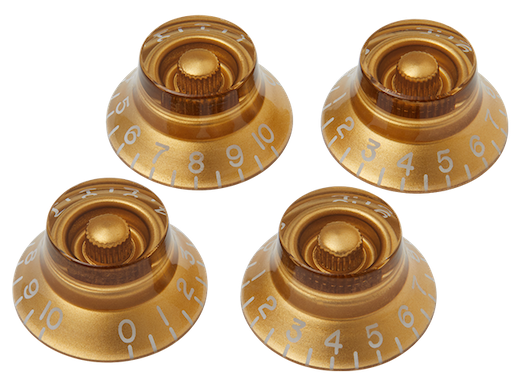 Peças Sobresselentes Botões Top Hat Dourados Pack De 4