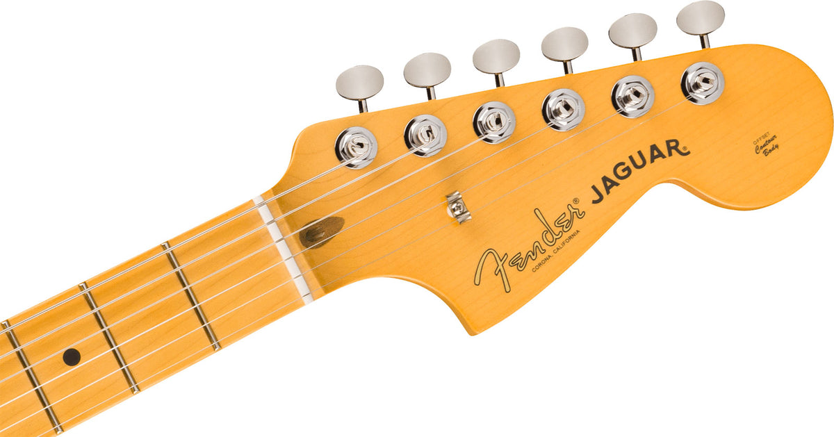 American Professional Classic Jaguar MN Lake Placid Blue desbotado