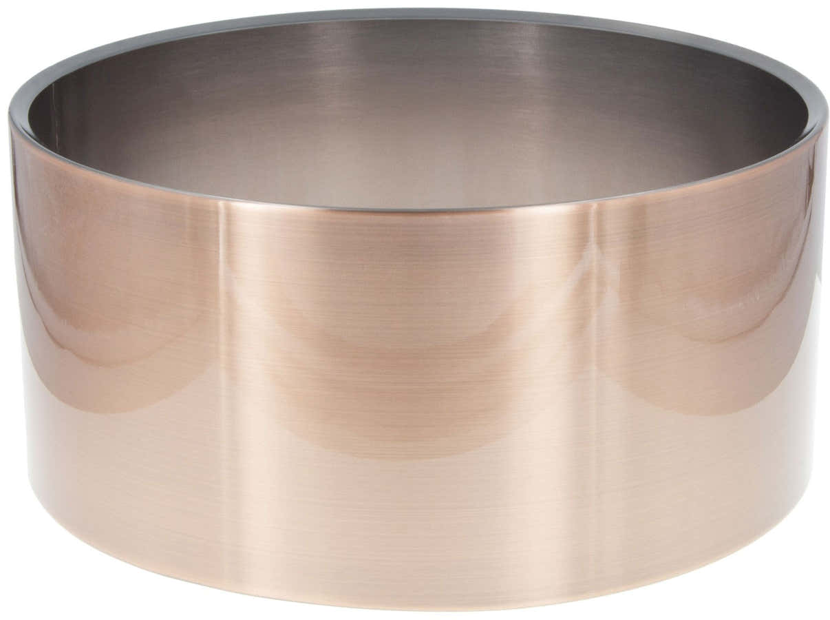 Sbbc14065St 14" X 6.5" Casco De Latão Com Acabamento Em Cobre Escovado Caixa