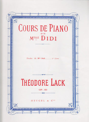 LACK THEODORE - Curso de piano da menina Didi - Estudos volume 2 piano
