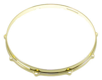 HDC3-14-10SBR - 14" 10 HOLES SNARE SIDE BRASS 3MM DIE CAST DRUM HOOP
