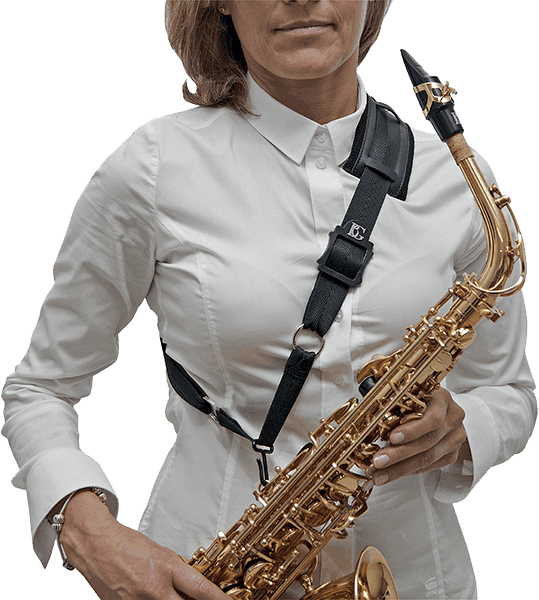 S02M - CORREIA DE OMBRO SAXOFONE (METAL HOOK)