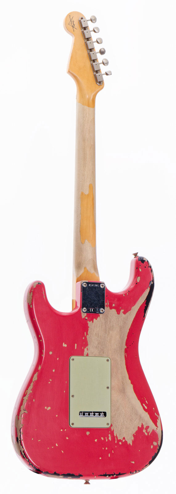 Stratocaster Michael Landau '63 FIESTA RED over 3-Color Sunburst Signature Artist 2025