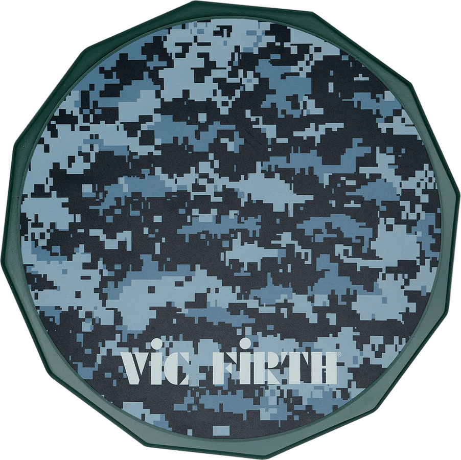 VIC FIRTH DIGITAL CAMO PRACTICE PAD 12" (IN ENGLISH)