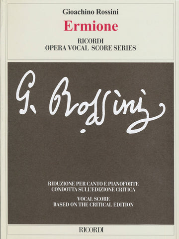 ROSSINI G. - ERMIONE - CHANT PIANO