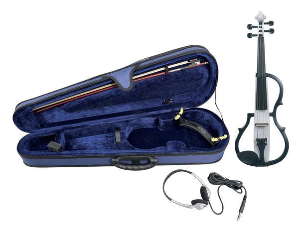 Gewa Violino Elétrico 4/4 - Verniz Branco