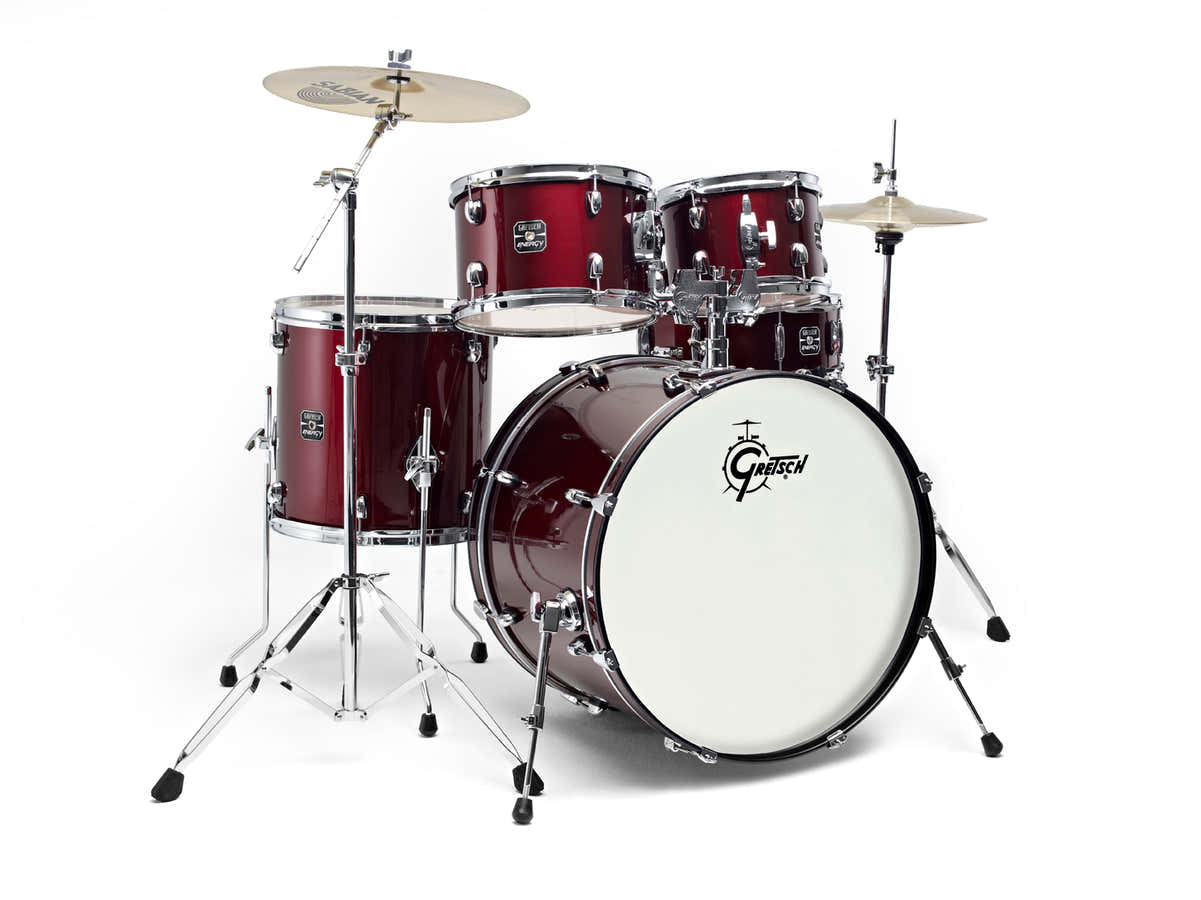 GE1-E605TK-WR- NEW ENERGY FUSION 20" WINE RED + PRATOS PAISTE 101 2 PACK