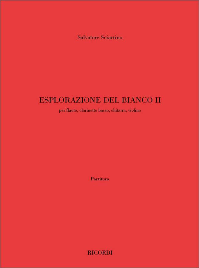 Sciarrino Salvatore - Esplorazione Del Bianco Ii